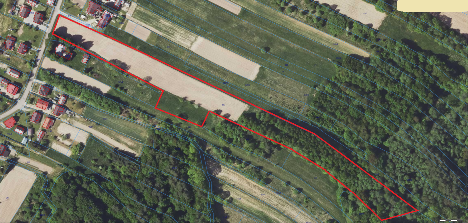 Do sprzedania działki rolne w Łodzinie